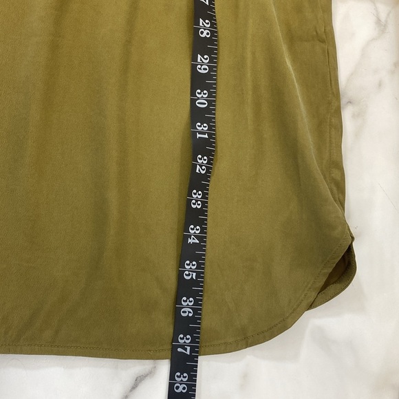 Universal Standard Shirt Dress Womens 3XS 2-4‎ Military OIive Cubro Rubicon - Picture 12 of 13
